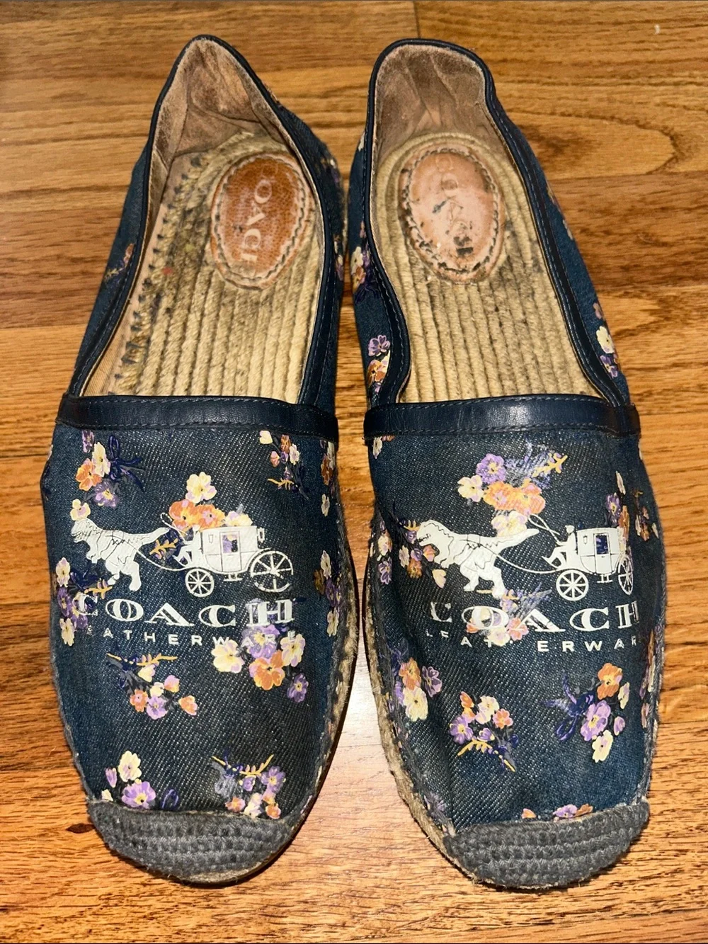 Coach espadrille slip